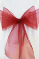 Burgundy Organza