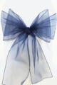 Navy Organza
